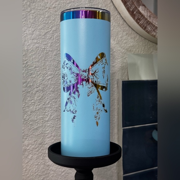 20oz Powder Coated Skinny Tumblers handcrafted/customized by seller - Picture 4 of 9